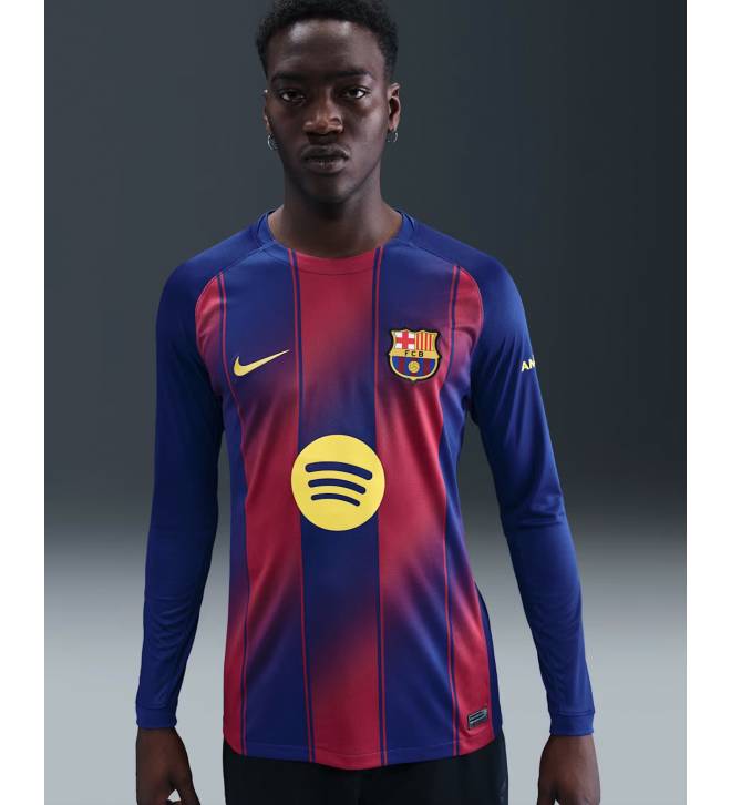 Nike F.C. Barcelona 2025/26 Stadium Home Men's Long Sleeve HJ4611-456 Nike F.C. Barcelona 2025/26 Stadium Home Men's Long Sleeve HJ4611-456